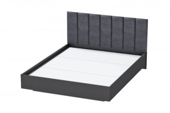 Кровать Шарм (арт.031М1) настил, Антрацит (Диал) в Невьянске - nevyansk.mebel-e96.ru