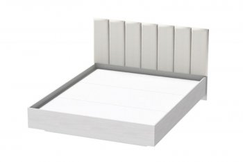 Кровать Шарм (арт.031), настил, экокожа Sontex Milk (Диал) в Невьянске - nevyansk.mebel-e96.ru | фото