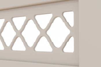 Кровать из массива Шейла льняной (БМ) в Невьянске - nevyansk.mebel-e96.ru