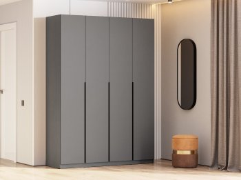 Шкаф 1600 мм ШК-5 с антресолью графит (СВ) в Невьянске - nevyansk.mebel-e96.ru