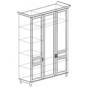 Шкаф 3-дверный Прованс 404 (Яна) в Невьянске - nevyansk.mebel-e96.ru