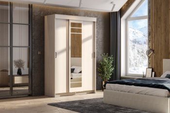 Шкаф-купе ШКП-7 1300 мм ясень анкор (СВ) в Невьянске - nevyansk.mebel-e96.ru