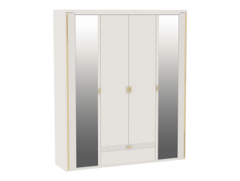 Спальный гарнитур Сиде Белый, модульный (СБК) в Невьянске - nevyansk.mebel-e96.ru