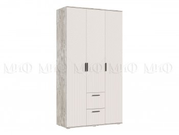 Шкаф 1200 мм Сильвия, дуб юкон/кашемир (Миф) в Невьянске - nevyansk.mebel-e96.ru