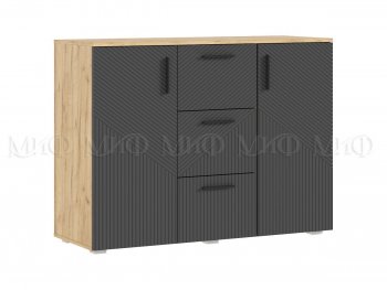 Комод Сильвия, крафт/графит (Миф) в Невьянске - nevyansk.mebel-e96.ru