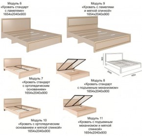 Спальный гарнитур Беатрис модульный (Риннер) в Невьянске - nevyansk.mebel-e96.ru