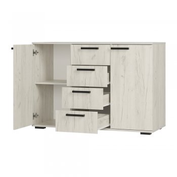 Комод Стандарт №2 NEW крафт белый  (БТС) в Невьянске - nevyansk.mebel-e96.ru