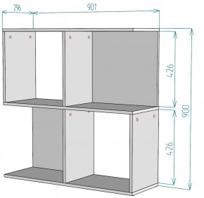 Стеллаж S34 (ДМ) в Невьянске - nevyansk.mebel-e96.ru