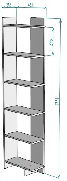 Стеллаж S4 (ДВ) в Невьянске - nevyansk.mebel-e96.ru