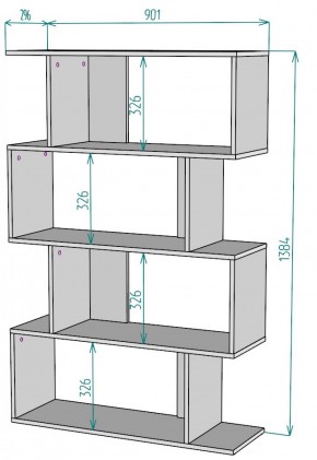 Стеллаж S48 (ДМ) в Невьянске - nevyansk.mebel-e96.ru