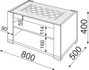 Стол журнальный Тиффани М09 (Риннер) в Невьянске - nevyansk.mebel-e96.ru