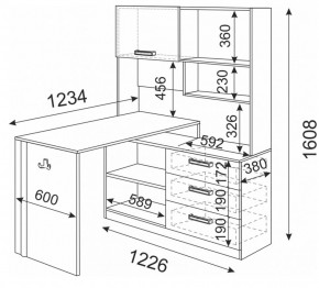 Стол компьютерный Волкер М7 (Риннер) в Невьянске - nevyansk.mebel-e96.ru