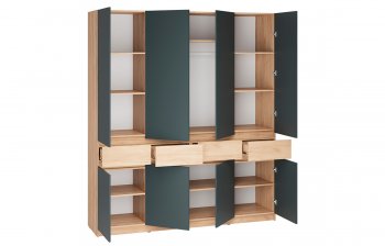Шкаф 2000 мм Стоуби ШК-2000 графит (ИЦ) в Невьянске - nevyansk.mebel-e96.ru