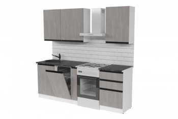 Кухонный гарнитур Сюита стандарт 1600 мм (Герда) в Невьянске - nevyansk.mebel-e96.ru