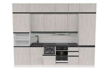 Кухонный гарнитур Сюита люкс 3000 мм (Герда) в Невьянске - nevyansk.mebel-e96.ru