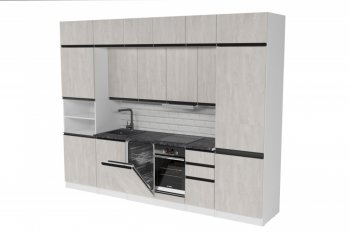 Кухонный гарнитур Сюита люкс 3000 мм (Герда) в Невьянске - nevyansk.mebel-e96.ru