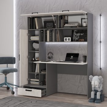 Стол компьютерный Техно графит/крафт  (БТС) в Невьянске - nevyansk.mebel-e96.ru