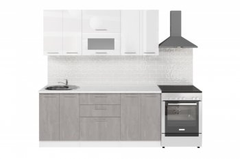 Кухонный гарнитур Терция макси 2 1800 мм (Герда) в Невьянске - nevyansk.mebel-e96.ru