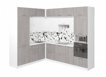 Кухонный гарнитур Терция гранд прайм 2100х2700 мм (Герда) в Невьянске - nevyansk.mebel-e96.ru