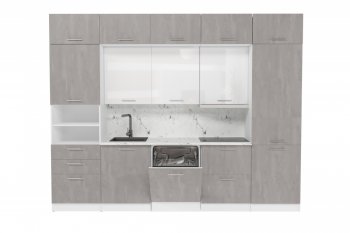 Кухонный гарнитур Терция экстра 5 3000 мм (Герда) в Невьянске - nevyansk.mebel-e96.ru