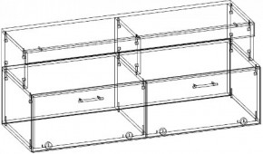 Тумба малая ТМС-1200 (Дуб сонома/Белый глянец) в Невьянске - nevyansk.mebel-e96.ru