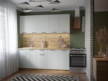 КУхонный гарнитур Валерия 2000 мм вотан/серый (Сурская) в Невьянске - nevyansk.mebel-e96.ru