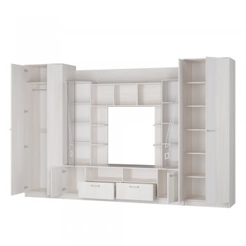 Стенка Венеция ясень белый (БТС) в Невьянске - nevyansk.mebel-e96.ru