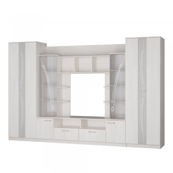 Стенка Венеция ясень белый (БТС) в Невьянске - nevyansk.mebel-e96.ru