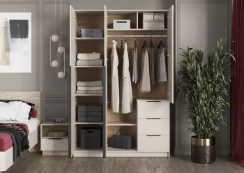 Шкаф 1350 мм Вентуро ШК-002 (Стиль) в Невьянске - nevyansk.mebel-e96.ru