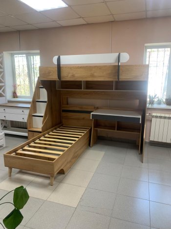 Кровать-чердак Омега-3 комп.2 в Невьянске - nevyansk.mebel-e96.ru