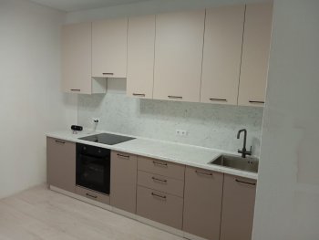 Кухонный гарнитур высокий Латте 3000 мм, Стол. 26 мм в Невьянске - nevyansk.mebel-e96.ru